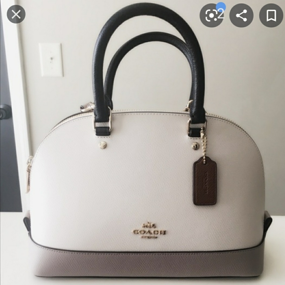 Coach Tricolor Cross Body Bag